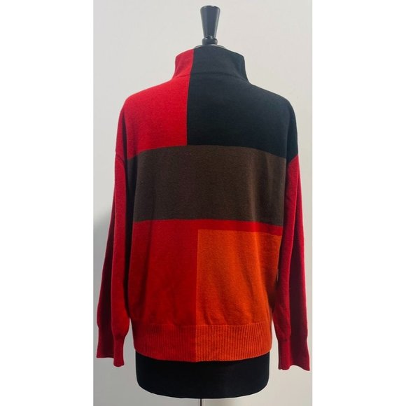 AKRIS Colorblock Cashmere Sweater - Picture 4 of 7